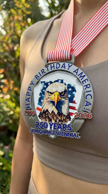 250 Miles for America's 250th Birthday Running, Walking, Swimming and Biking Challenge