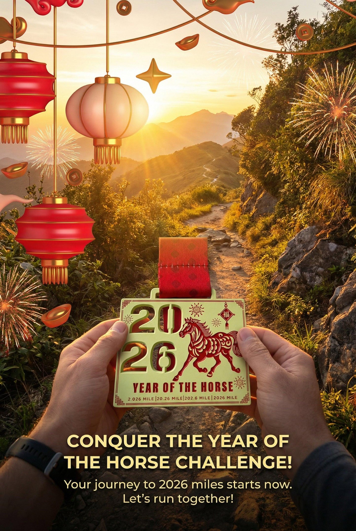 Celebrate the Year of the Horse with our engaging Virtual Run event, promoting fitness and cultural appreciation.