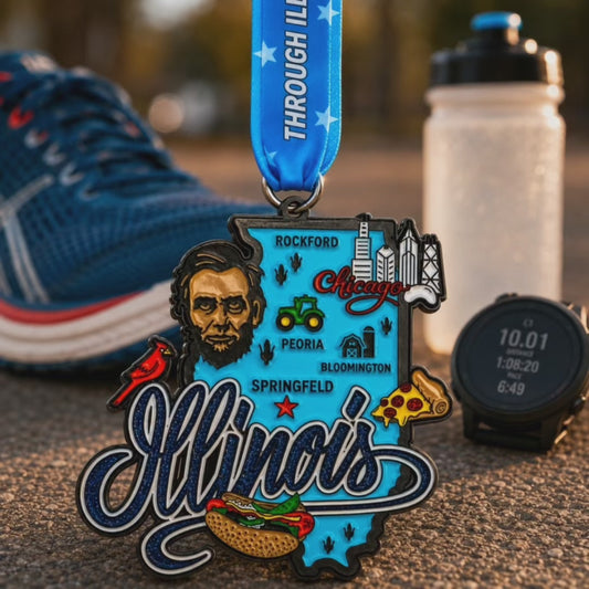 Race Through Illinois Virtual Race | 5K, 10K, Half Marathon & 50 Mile Challenge