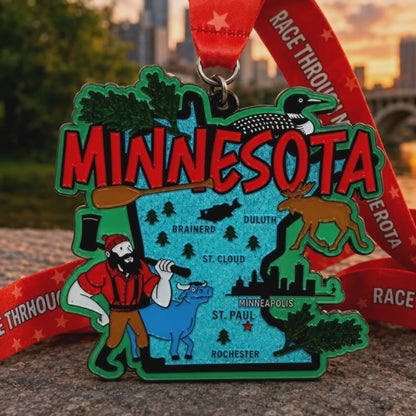 Race Through Minnesota Virtual Race | 5K, 10K, Half Marathon & 50 Mile Challenge