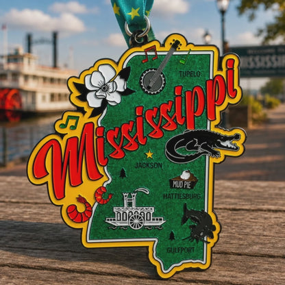 Race Through Mississippi Virtual Race | 5K, 10K, Half Marathon & 50 Mile Challenge