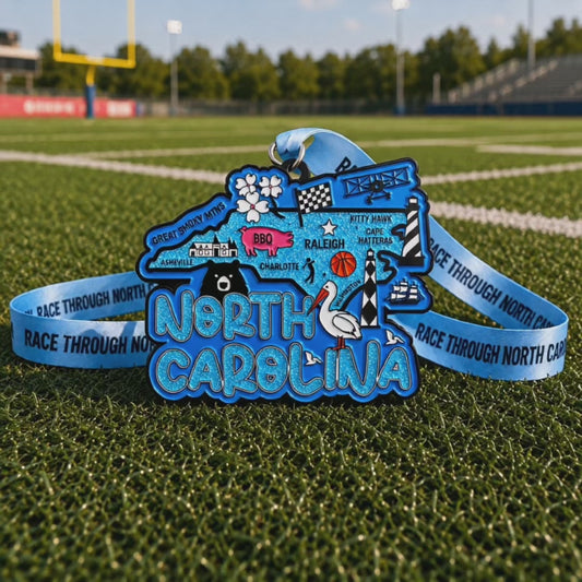 Race Through North Carolina Virtual Race | 5K, 10K, Half Marathon & 50 Mile Challenge