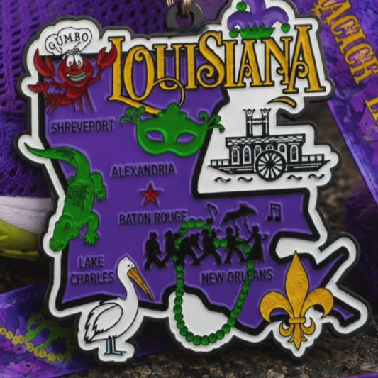 Race Through Louisiana Virtual Race | 5K, 10K, Half Marathon & 50 Mile Challenge