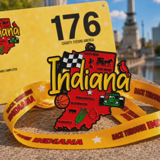 Race Through Indiana Virtual Race | 5K, 10K, Half Marathon & 50 Mile Challenge