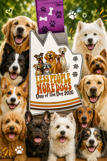 2026 Day of the Dog 1M 5K 10K 13.1 26.2 Virtual Race