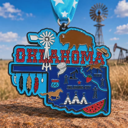Race Through Oklahoma Virtual Race | 5K, 10K, Half Marathon & 50 Mile Challenge
