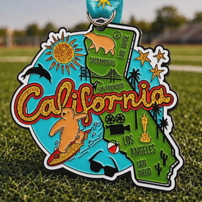 Race Through California Virtual Race | 5K, 10K, Half Marathon & 50 Mile Challenge