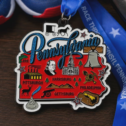 Race Through Pennsylvania Virtual Race | 5K, 10K, Half Marathon & Marathon