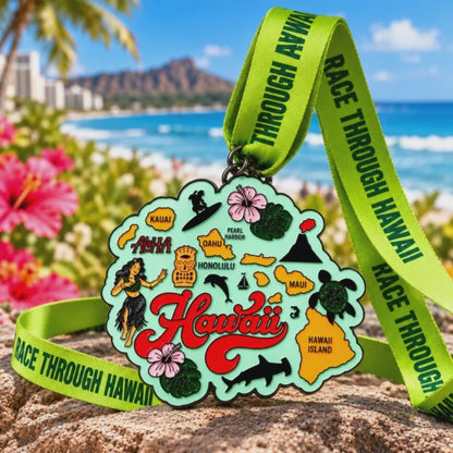 Race Through Hawaii Virtual Race | 5K, 10K, Half Marathon & 50 Mile Challenge