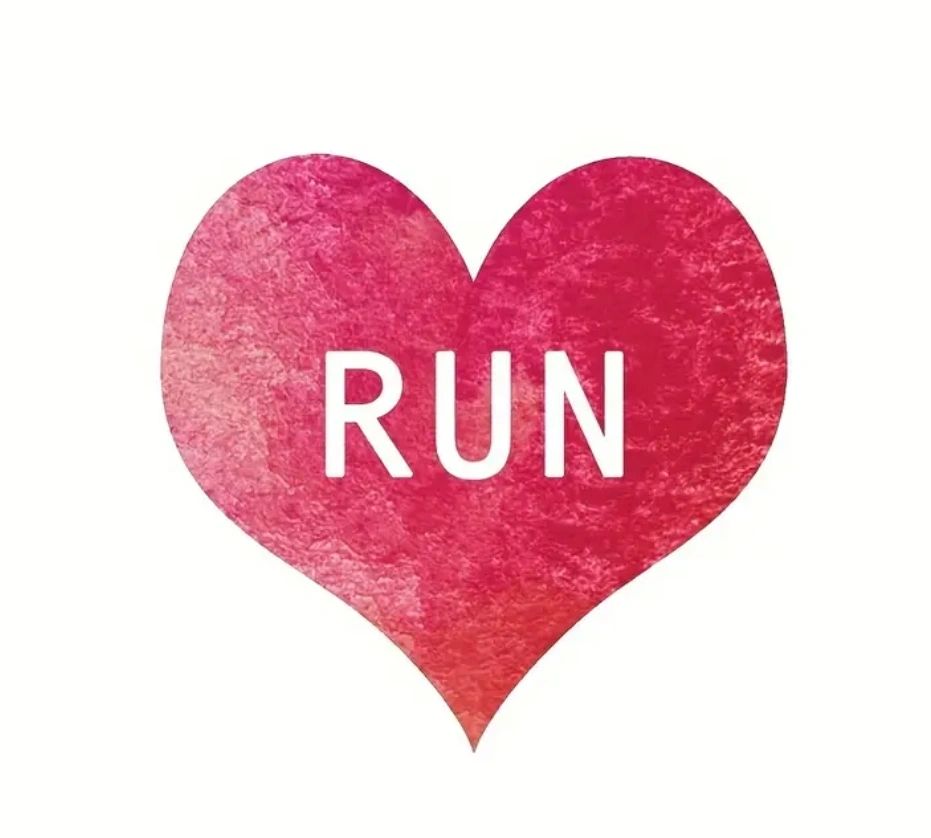 STICKER: RUN BIG HEART Sticker