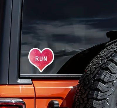 STICKER: RUN BIG HEART Sticker