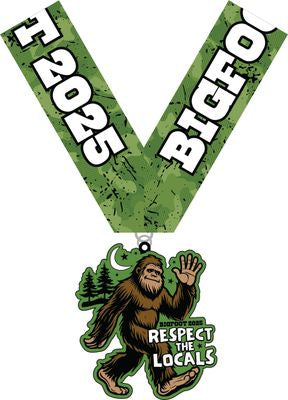 2025 BIGFOOT! 1M 5K 10K 13.1 26.2- Benefitting The National Park Foundation -Medals start shipping out August 2025!