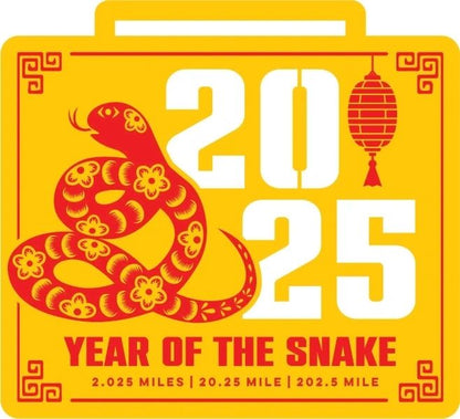 2025 New Year Challenge - Year of the Snake 2.025 Mile 20.25 Mile 202.5 MILE- Benefitting Soles4Souls - starts shipping out mid-December